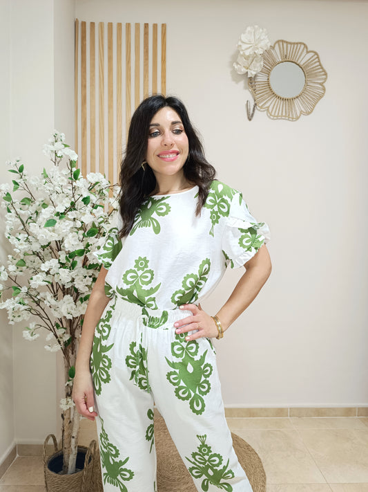 Blusa Lisboa verde