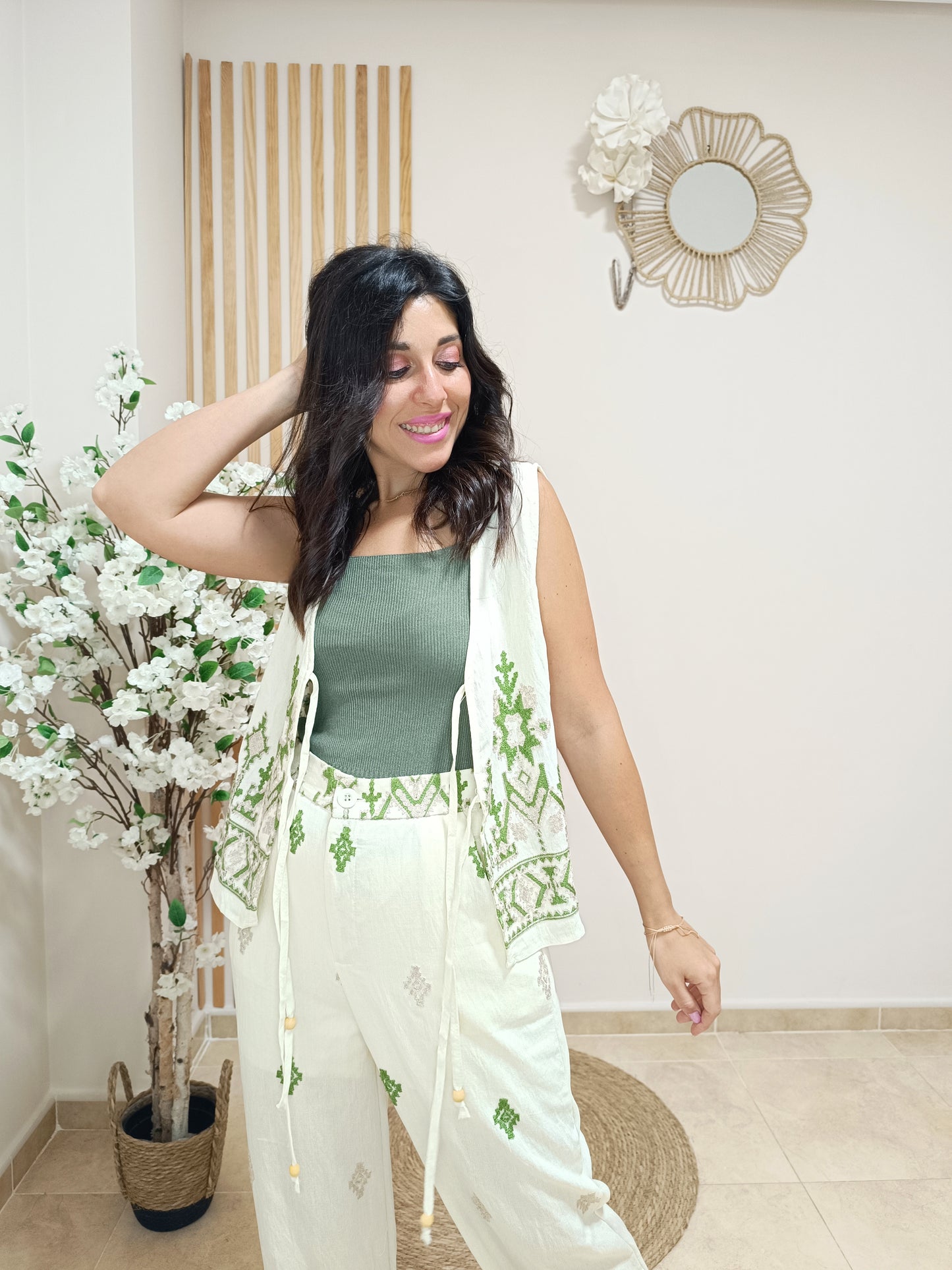 Chaleco Mumbai beige