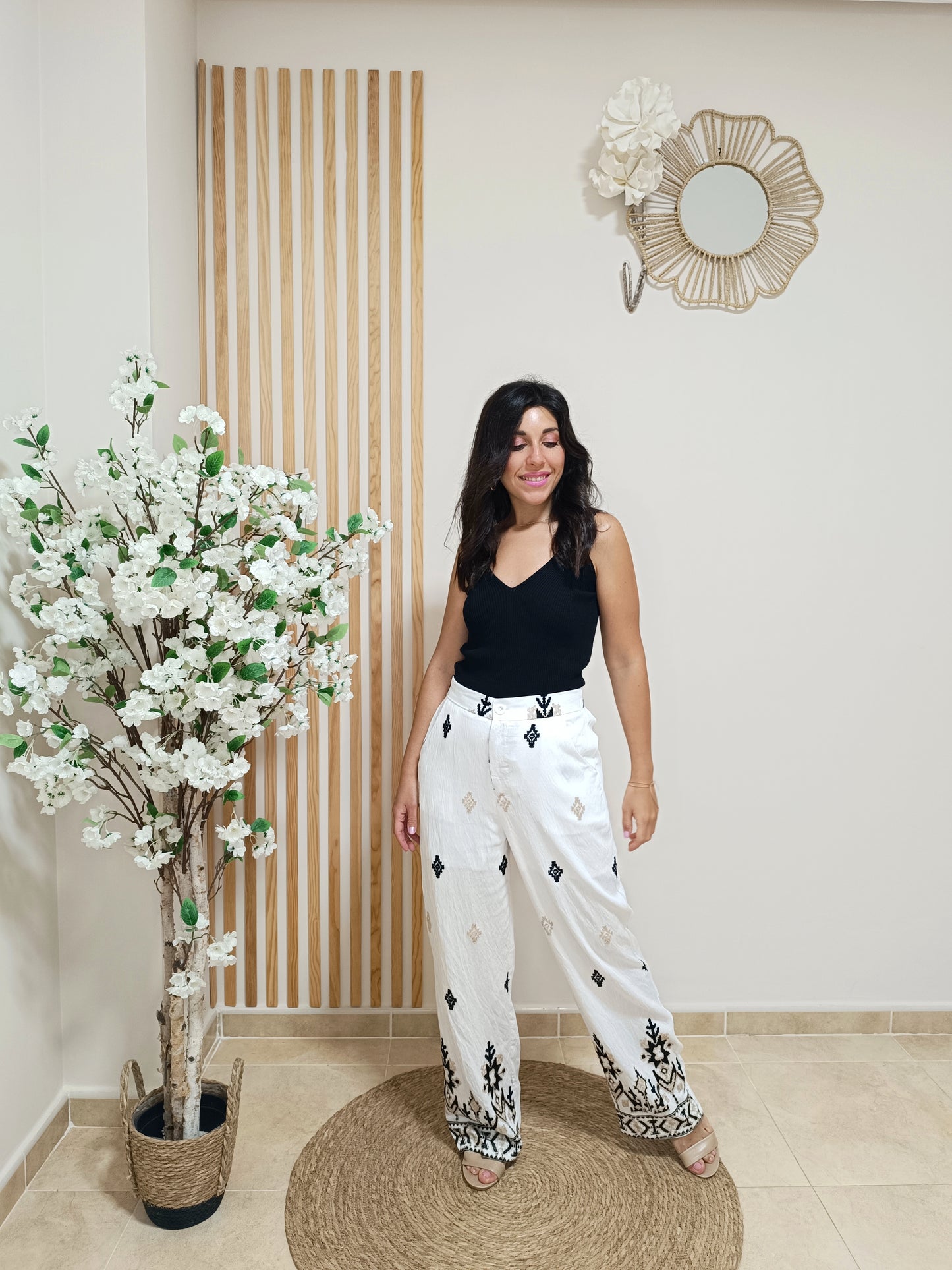 Pantalón Mumbai blanco