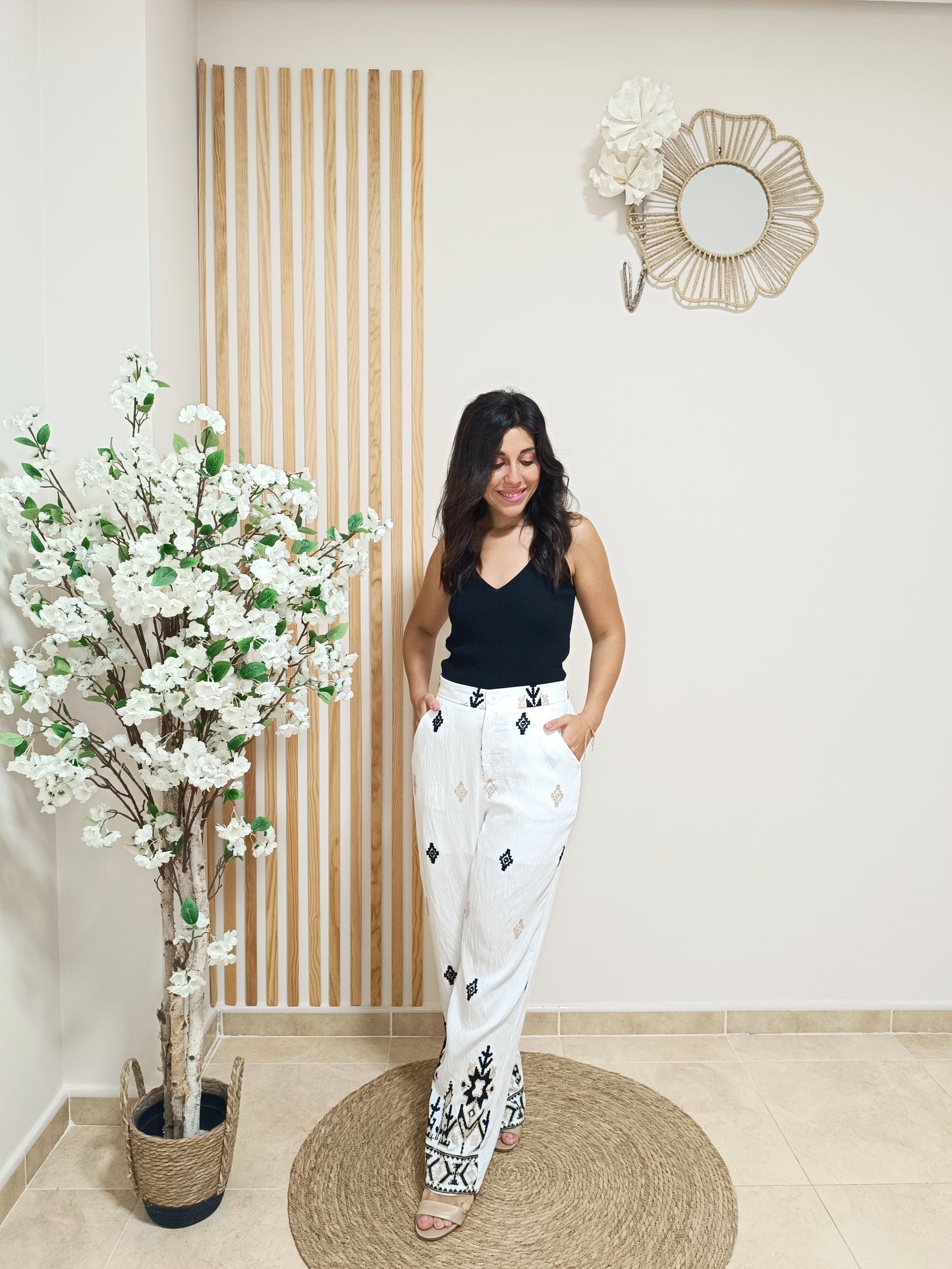 Pantalón Mumbai blanco