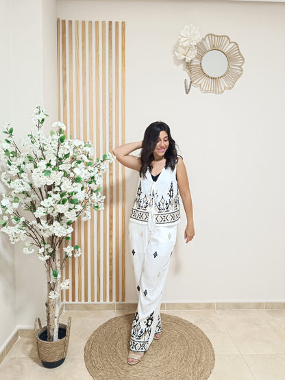 Chaleco Mumbai blanco