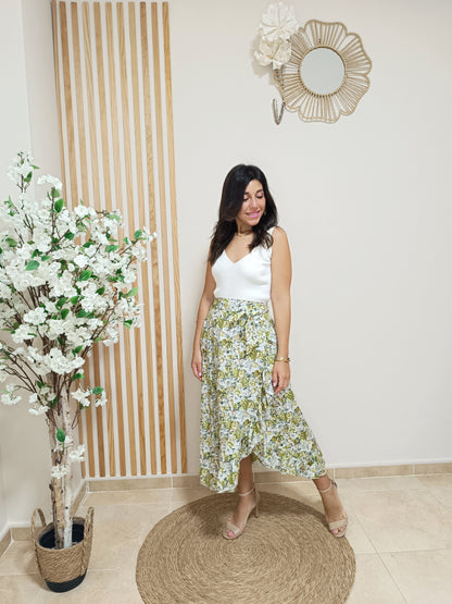 Falda Loreto verde