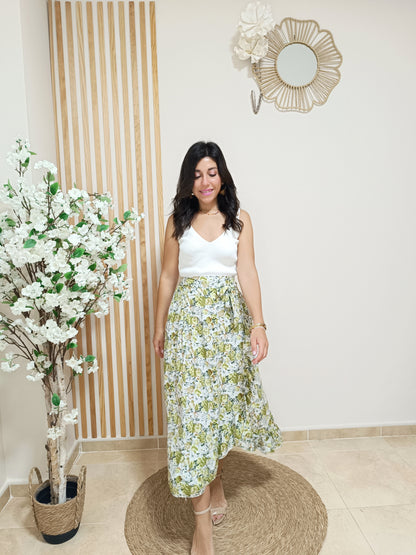 Falda Loreto verde
