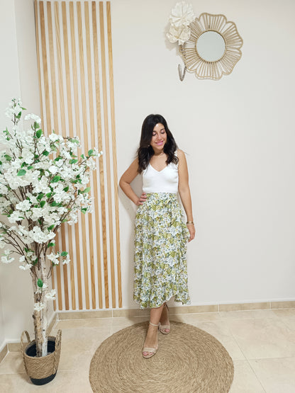 Falda Loreto verde