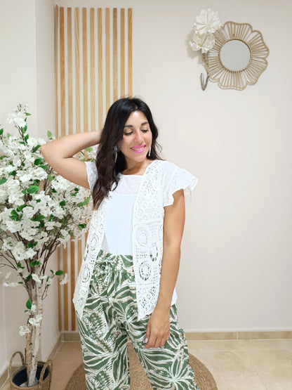 Chaleco Mallorca blanco