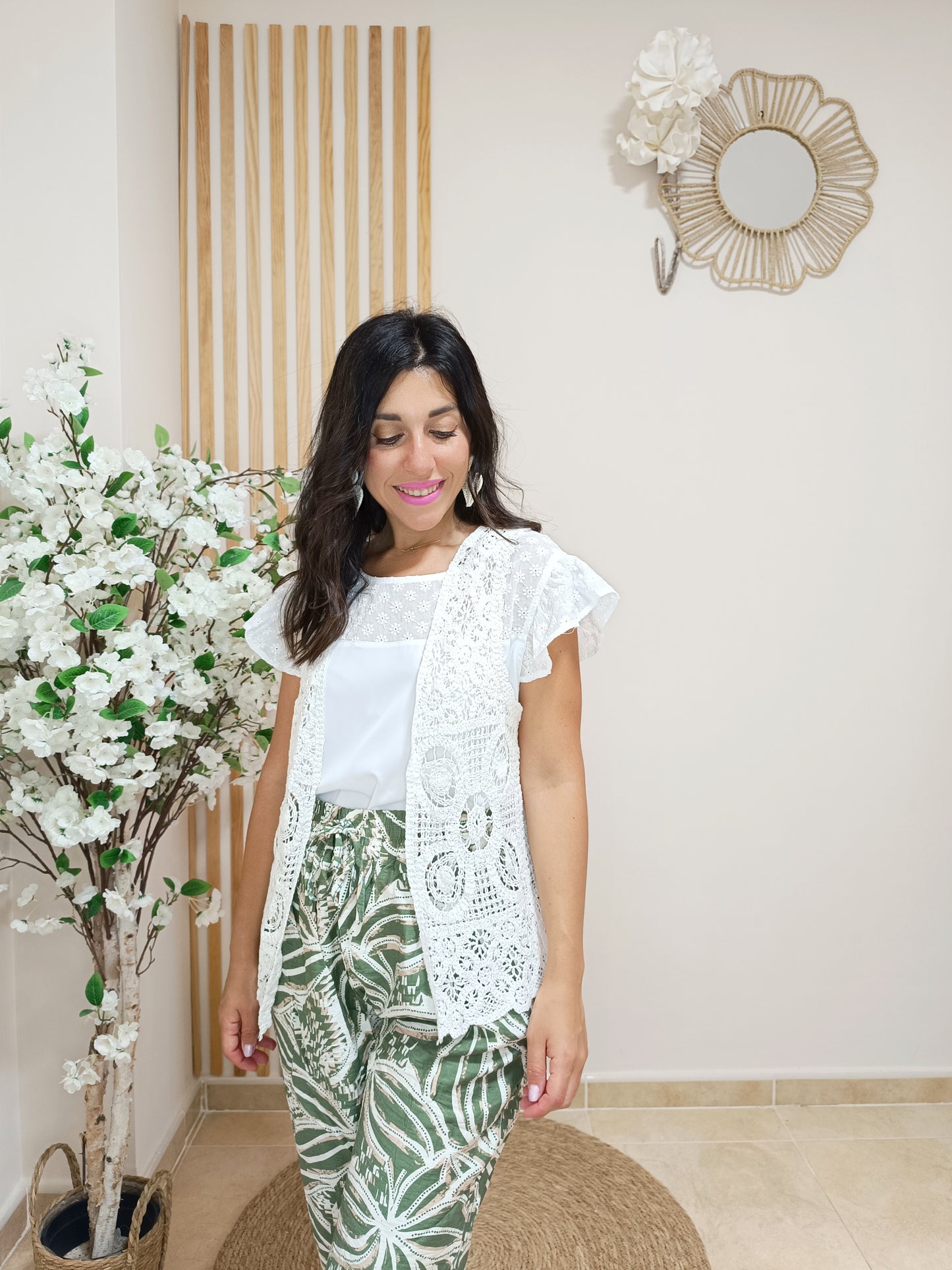 Chaleco Mallorca blanco