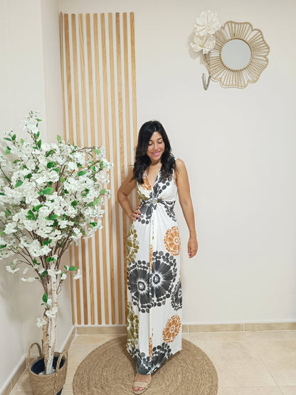 Vestido Idalia verde kaki