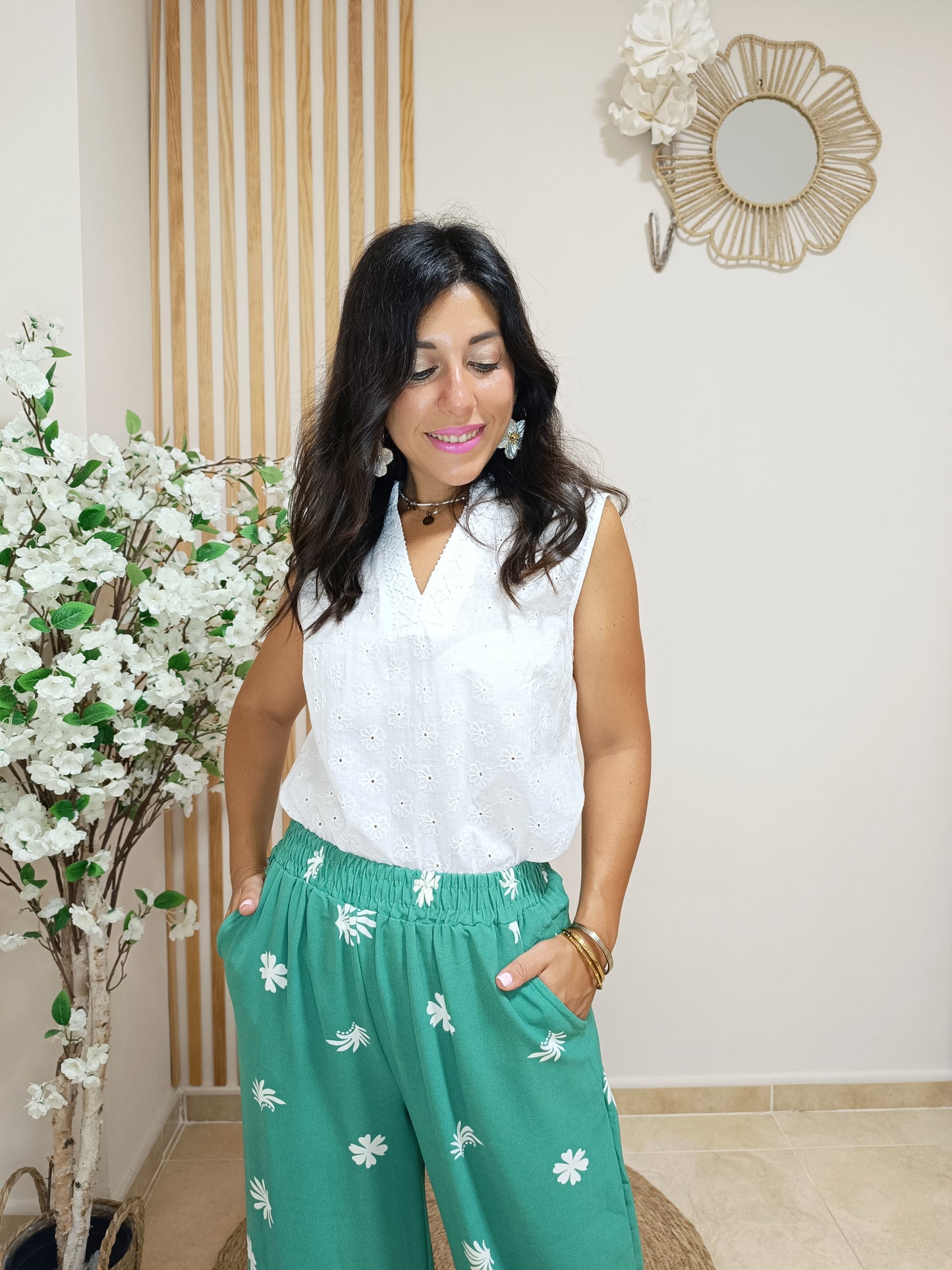 Pantalón Dalia verde