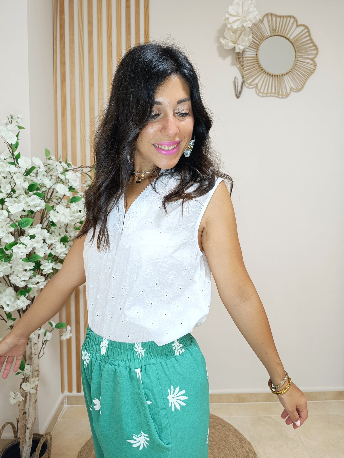 Pantalón Dalia verde