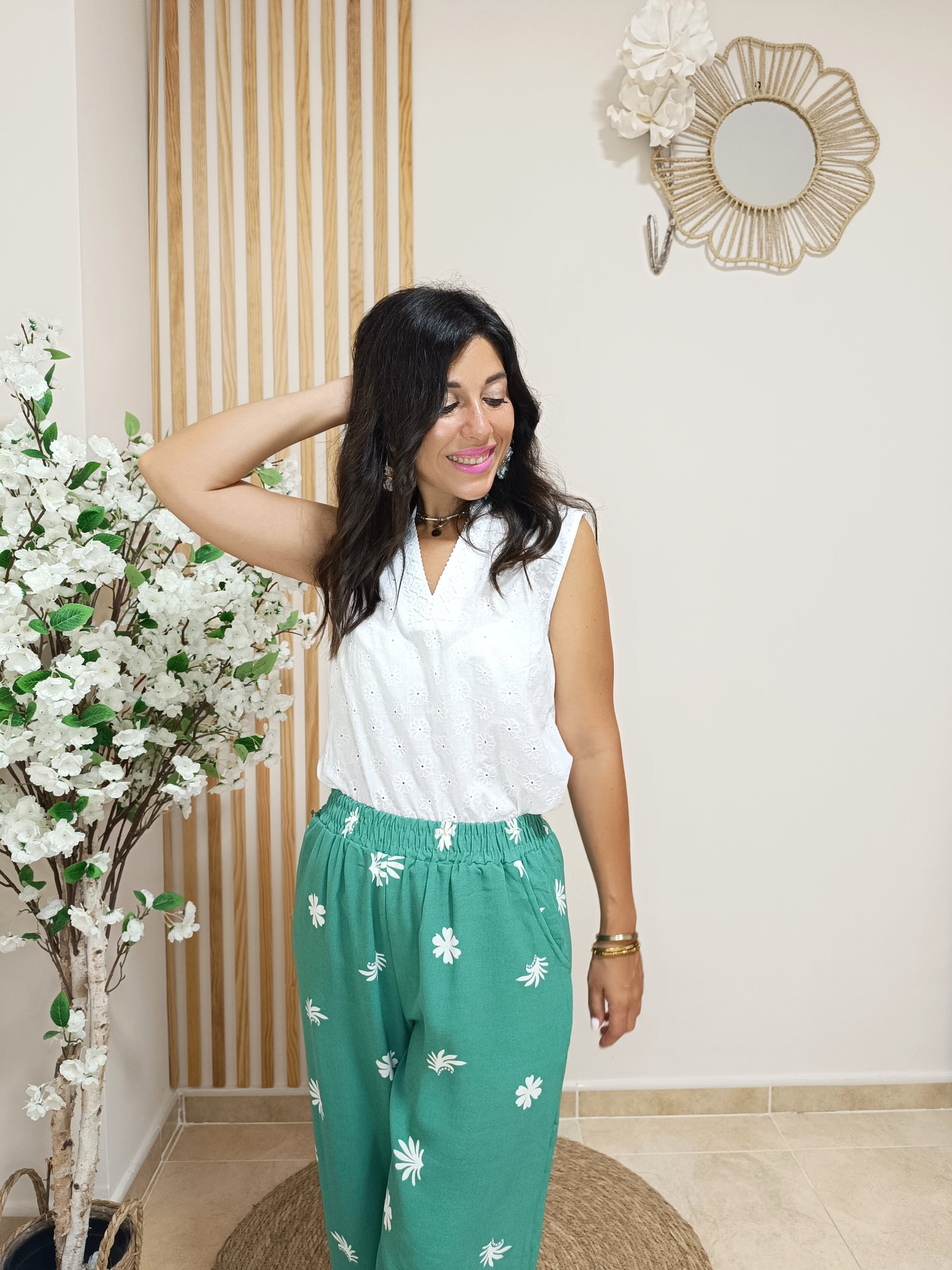 Pantalón Dalia verde