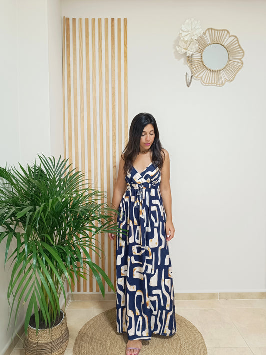 Vestido Atenea azul
