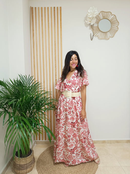 Vestido Malta rojo