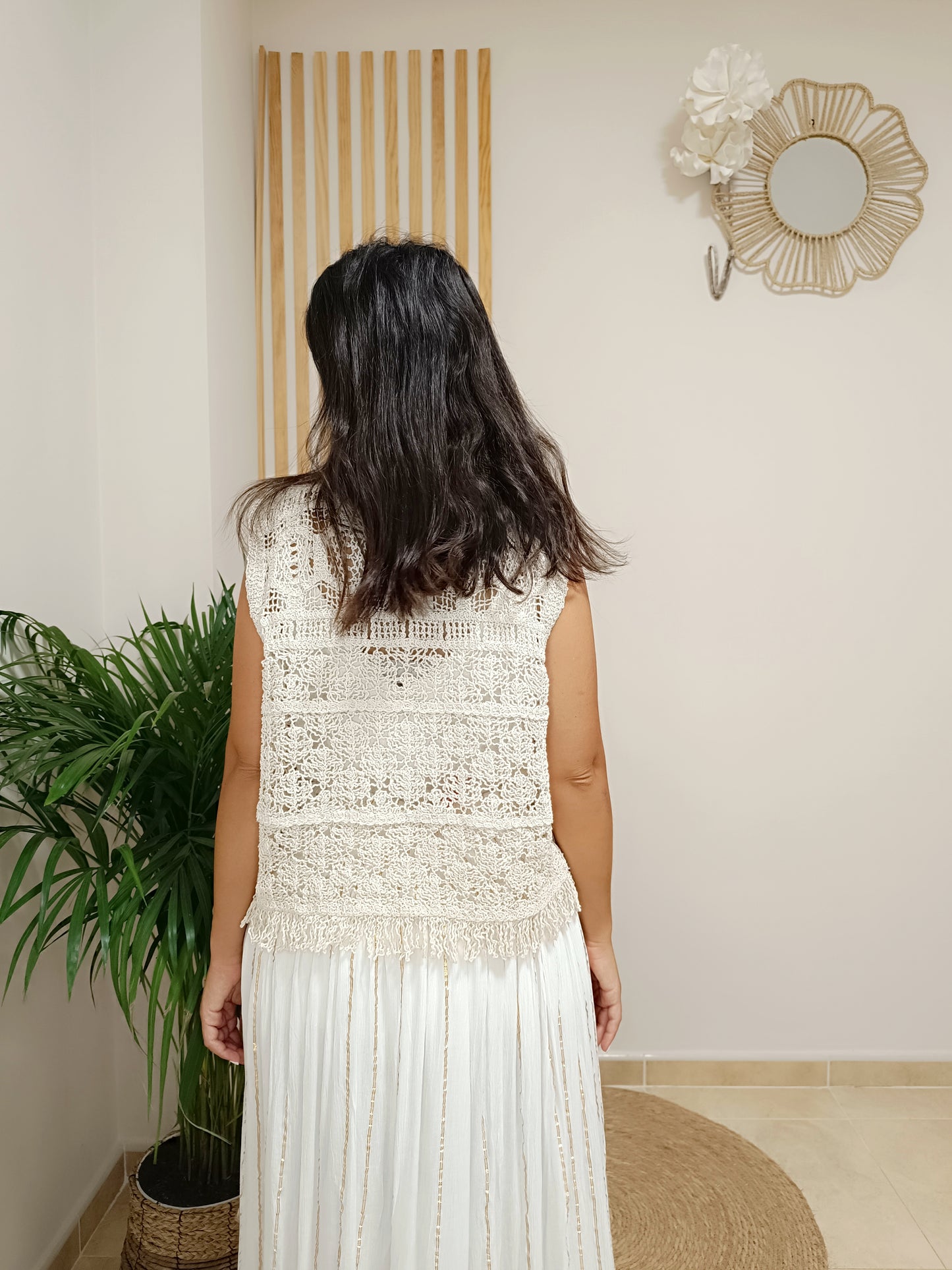 Chaleco Bombay beige