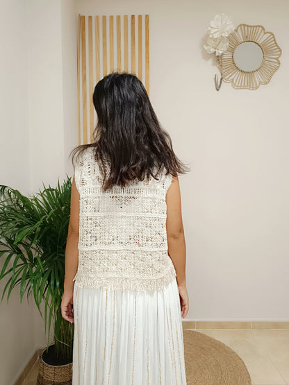 Chaleco Bombay beige