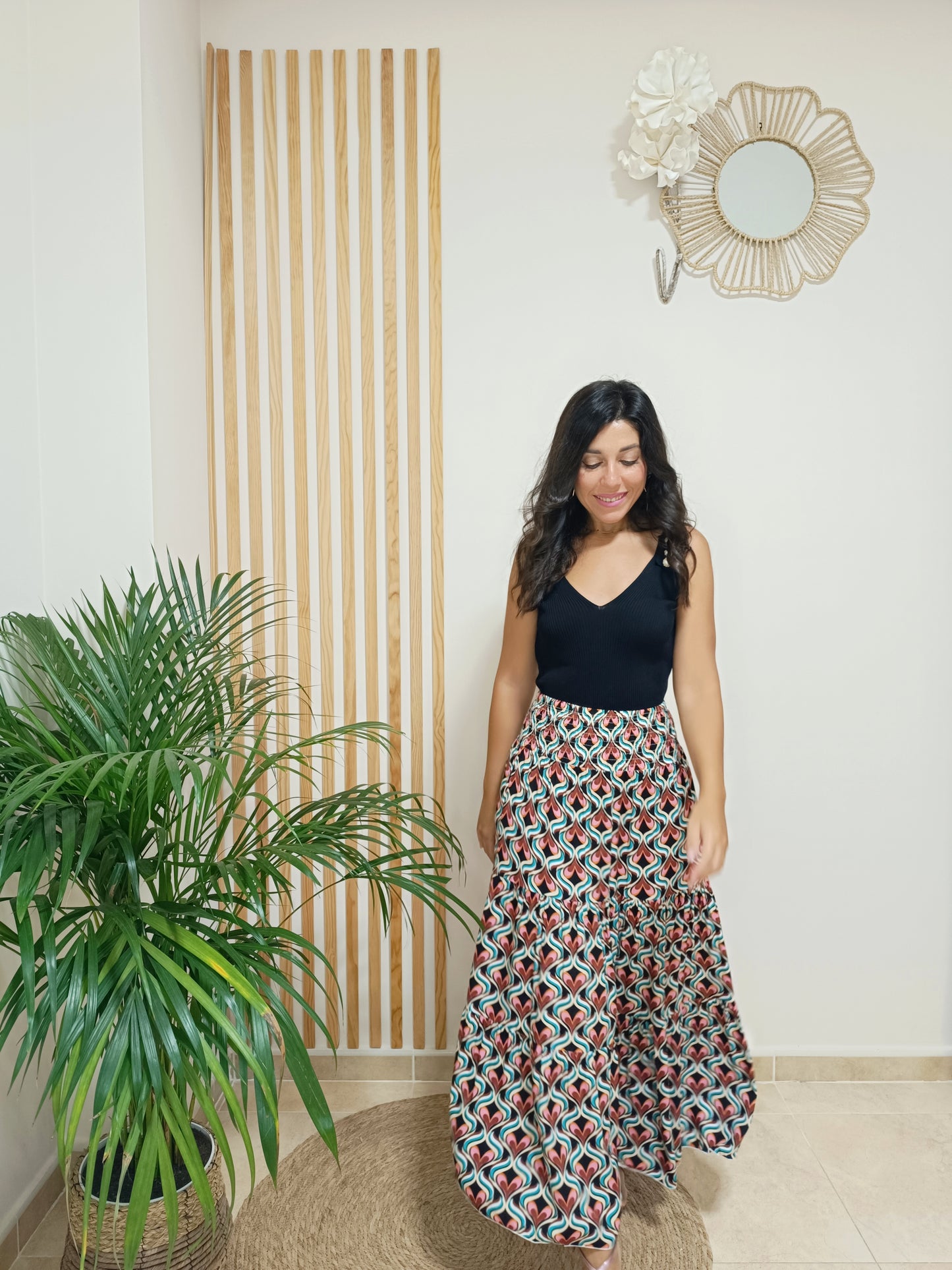 Falda Cuore negro