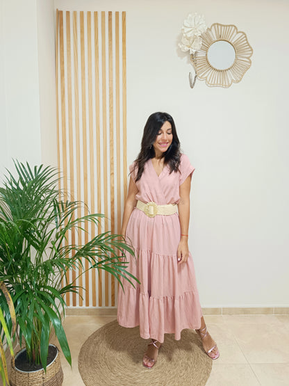 Vestido Adela rosa