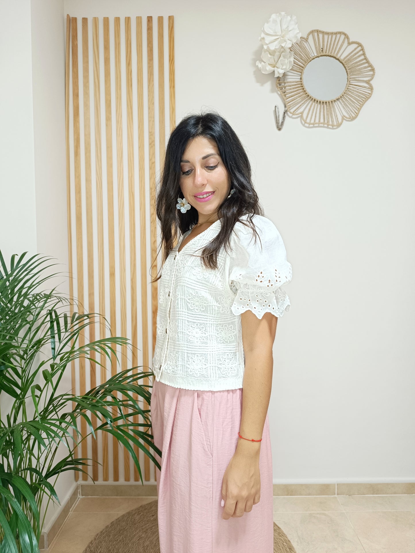 Top Camila beige