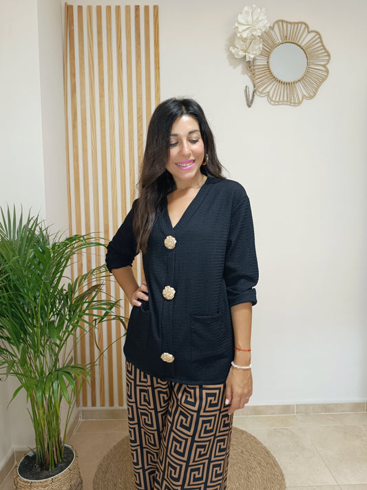 Camiseta Bárbara negro