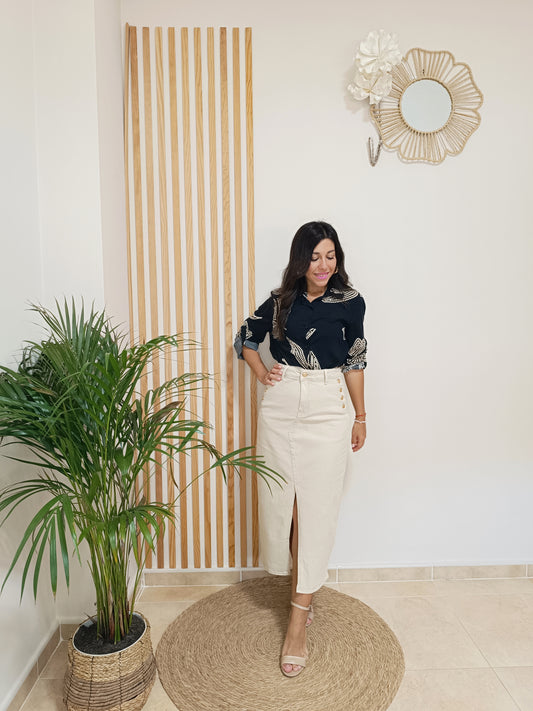 Falda Mariola beige