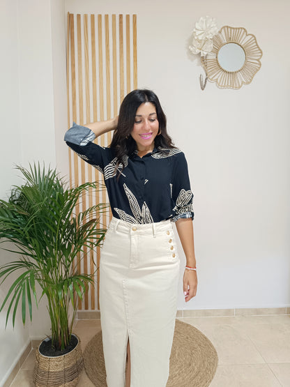 Falda Mariola beige