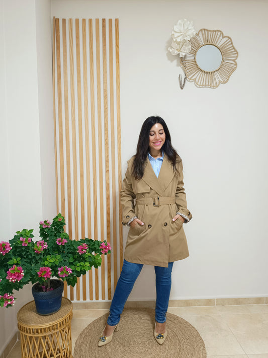 Chaqueta trench Belisa