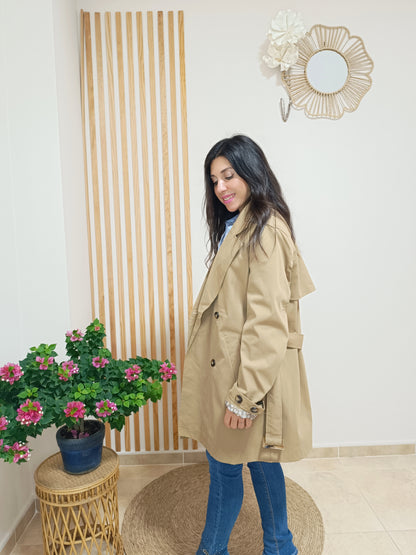 Chaqueta trench Belisa