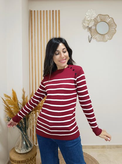 Jersey Diana granate