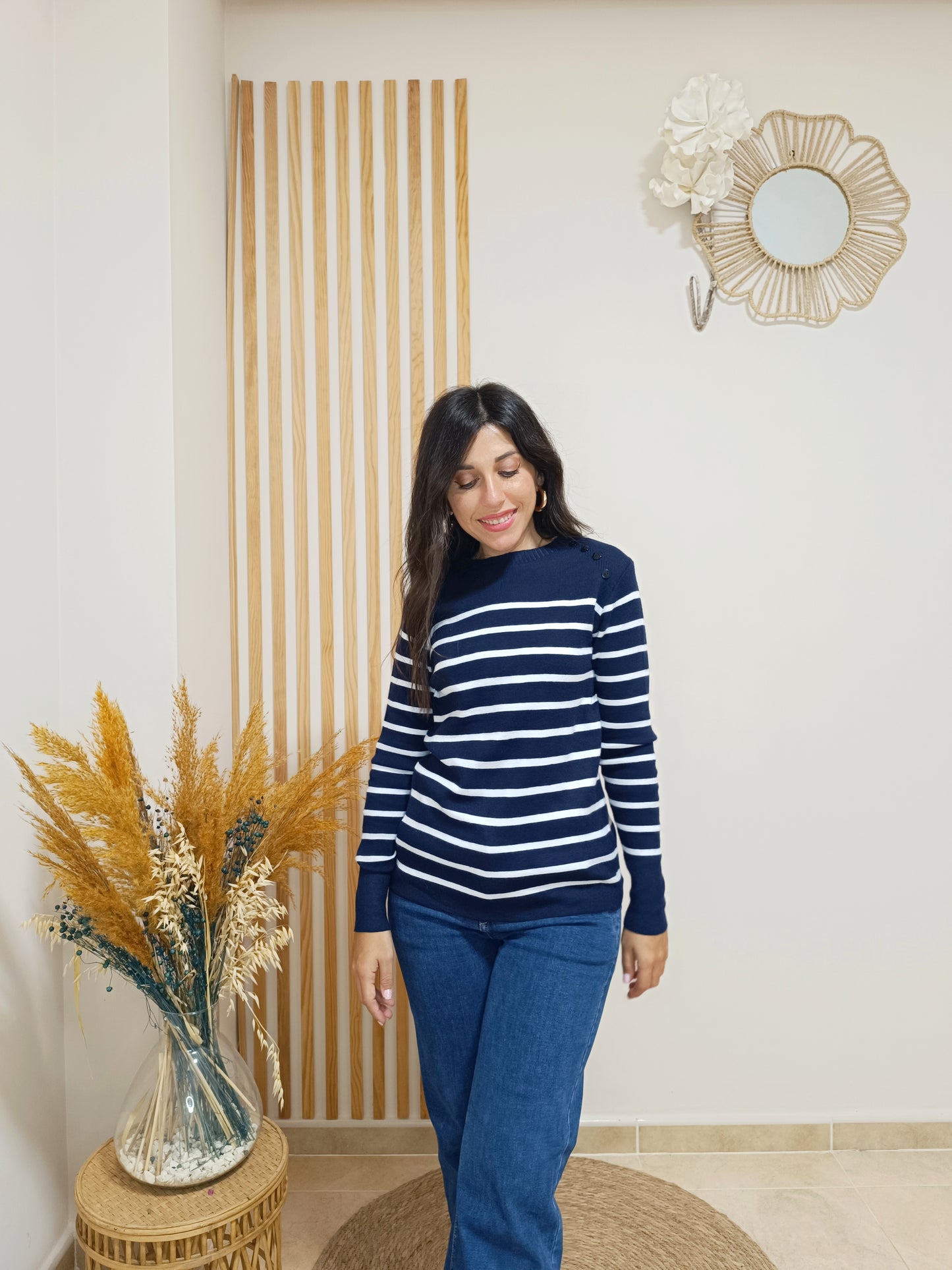 Jersey Diana azul marino