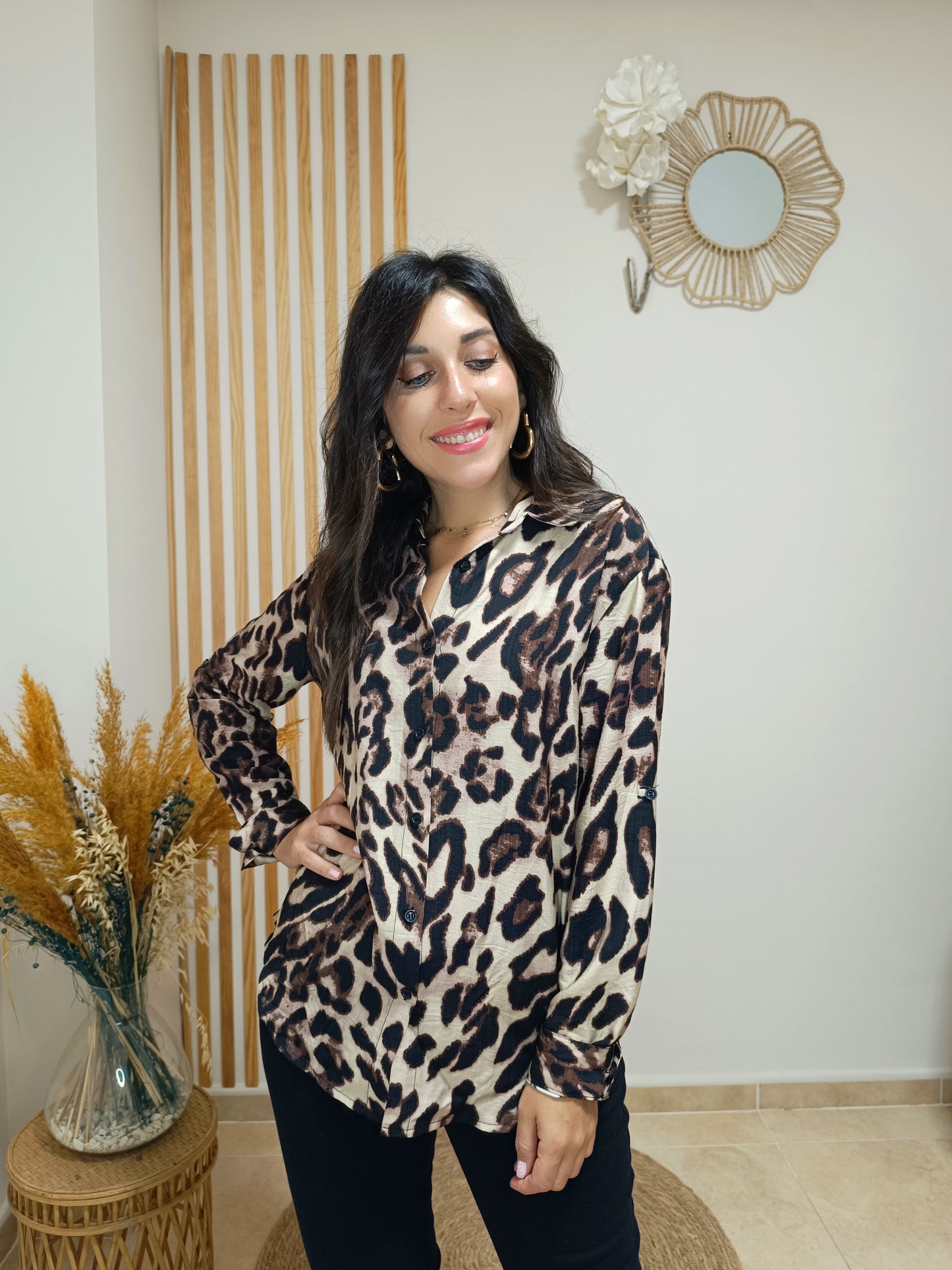 Camisa Leo chocolate