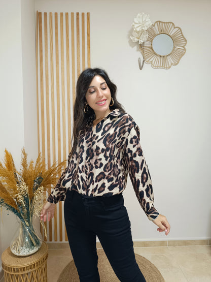 Camisa Leo chocolate