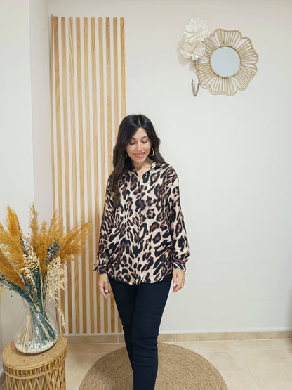 Camisa Leo chocolate