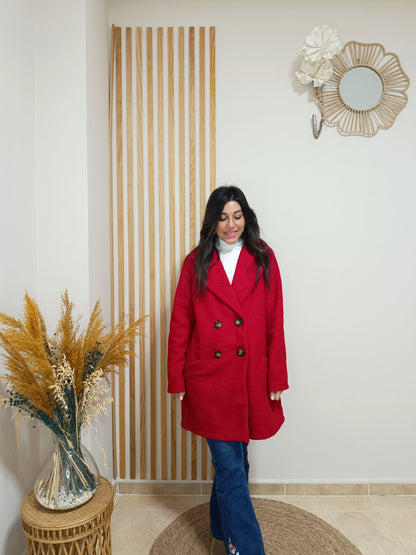 Abrigo Nube rojo
