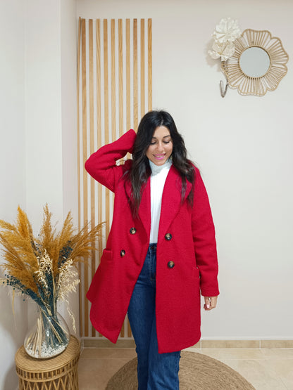 Abrigo Nube rojo