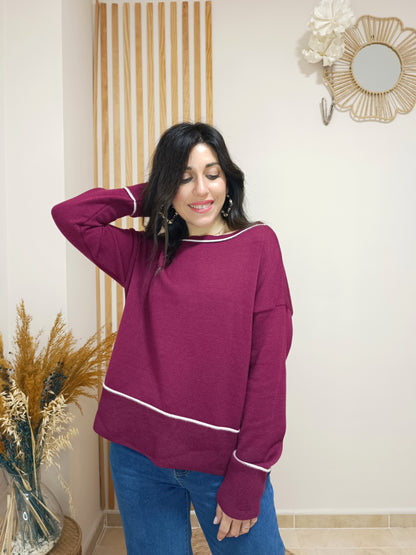 Jersey Básic granate