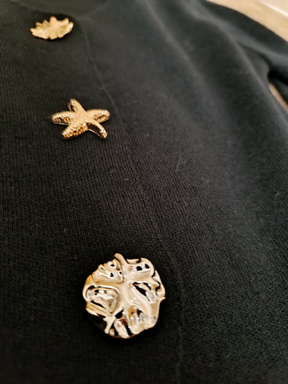 Top punto Ariel negro