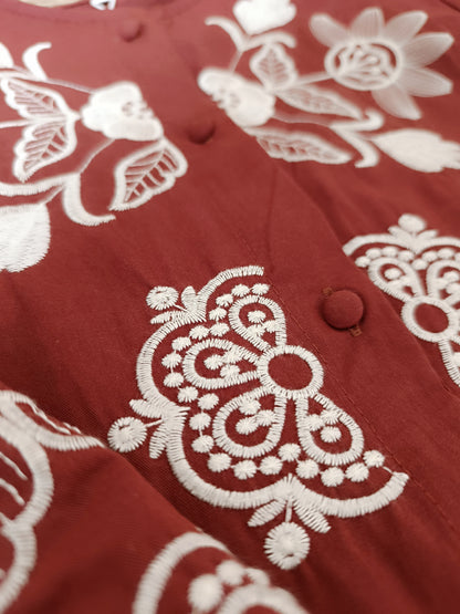 Camisa Eloísa granate