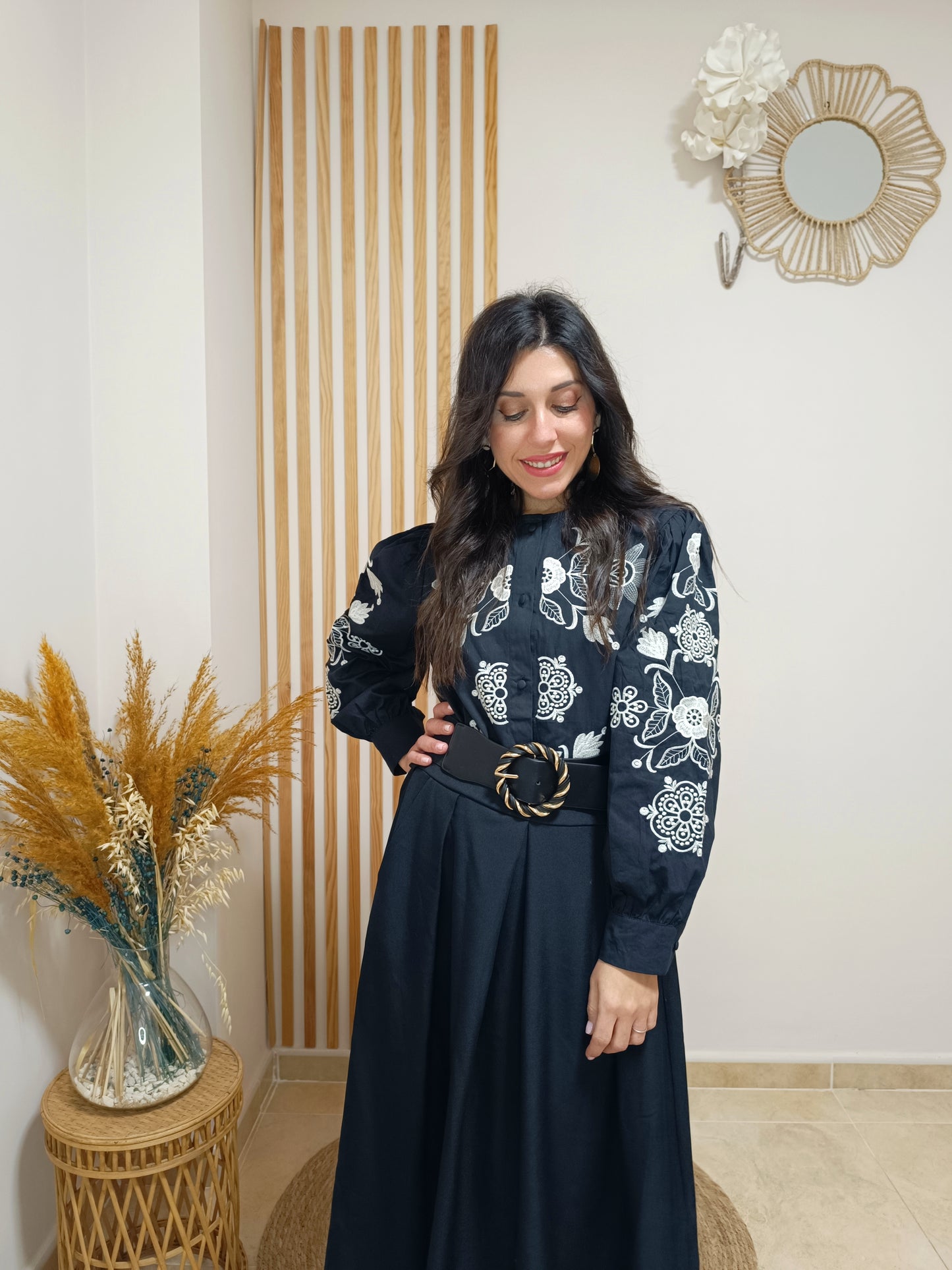 Camisa Eloísa negro