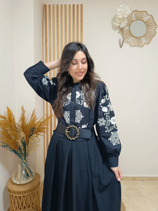 Camisa Eloísa negro