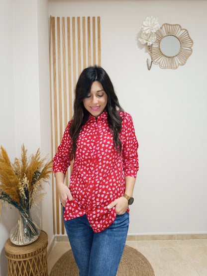 Camisa Ágatha roja