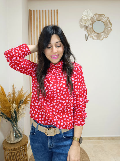 Camisa Ágatha roja