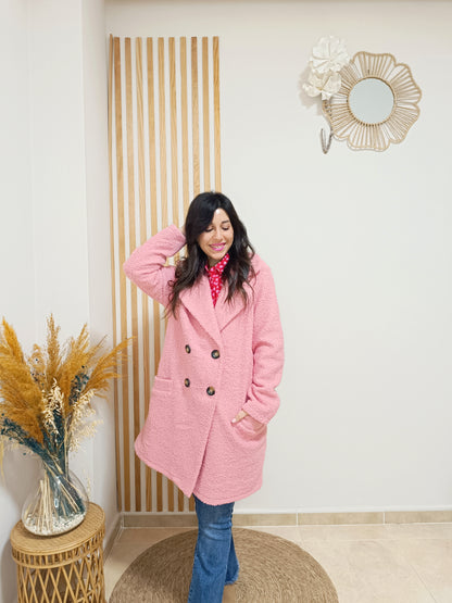 Abrigo Nube rosa