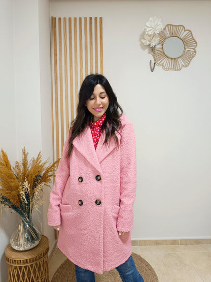 Abrigo Nube rosa