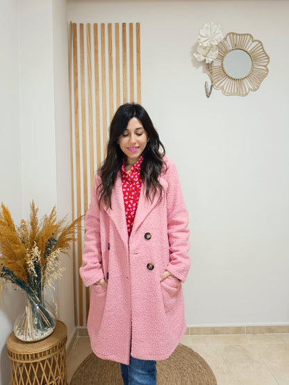 Abrigo Nube rosa