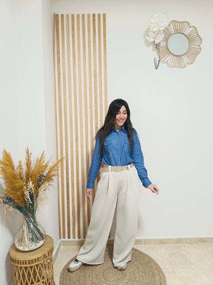 Pantalón Milán beige