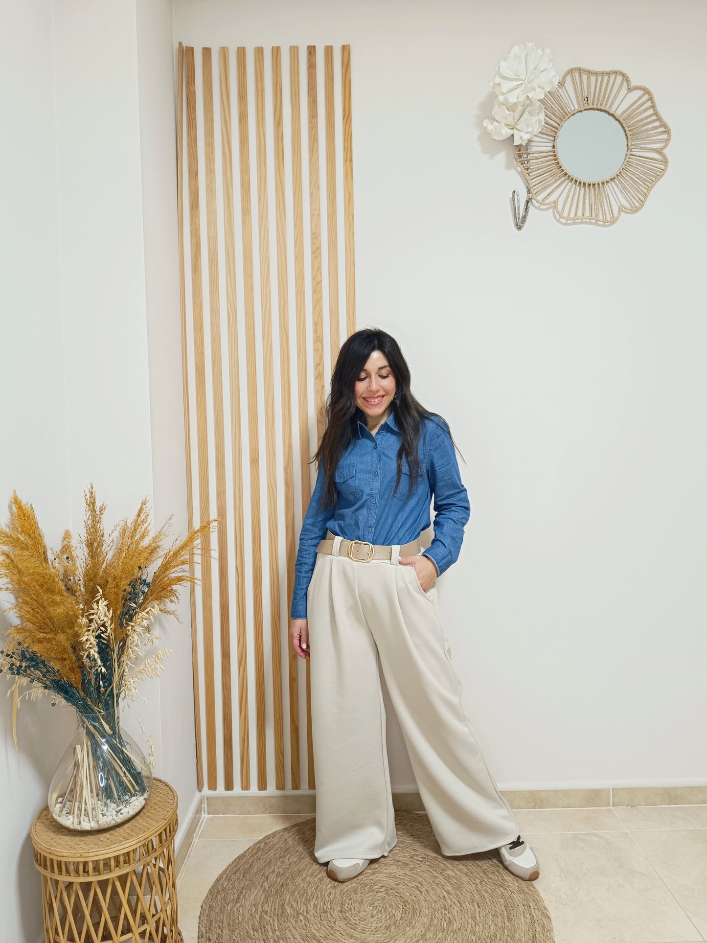 Pantalón Milán beige