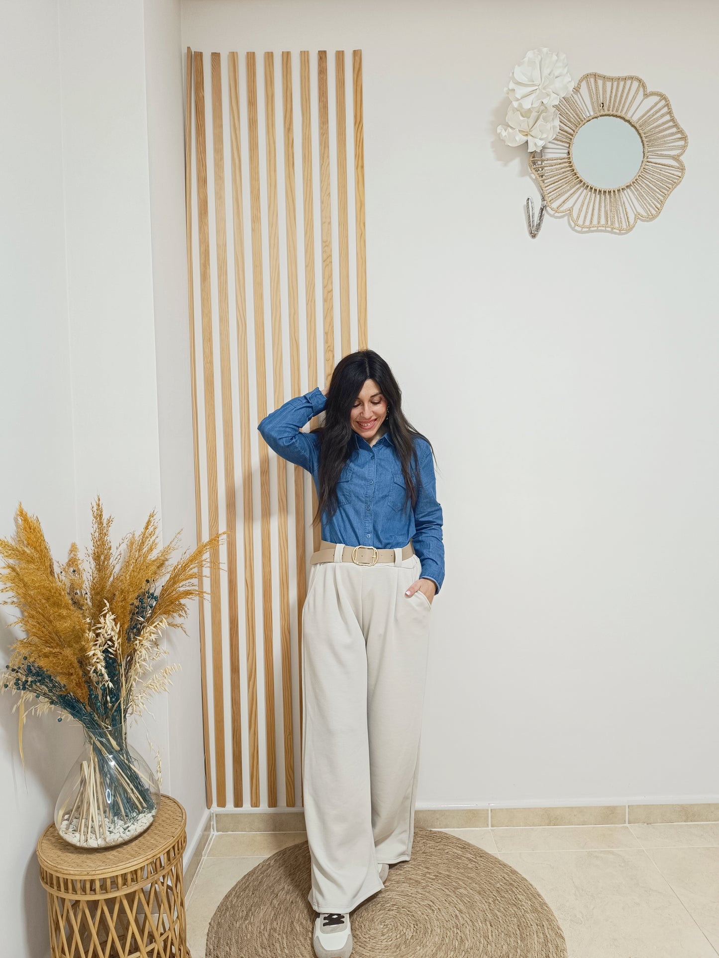 Pantalón Milán beige