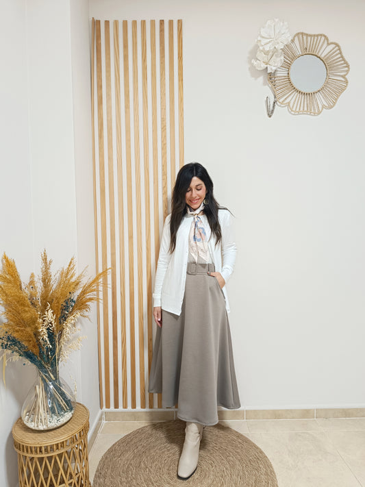 Falda Donna taupe