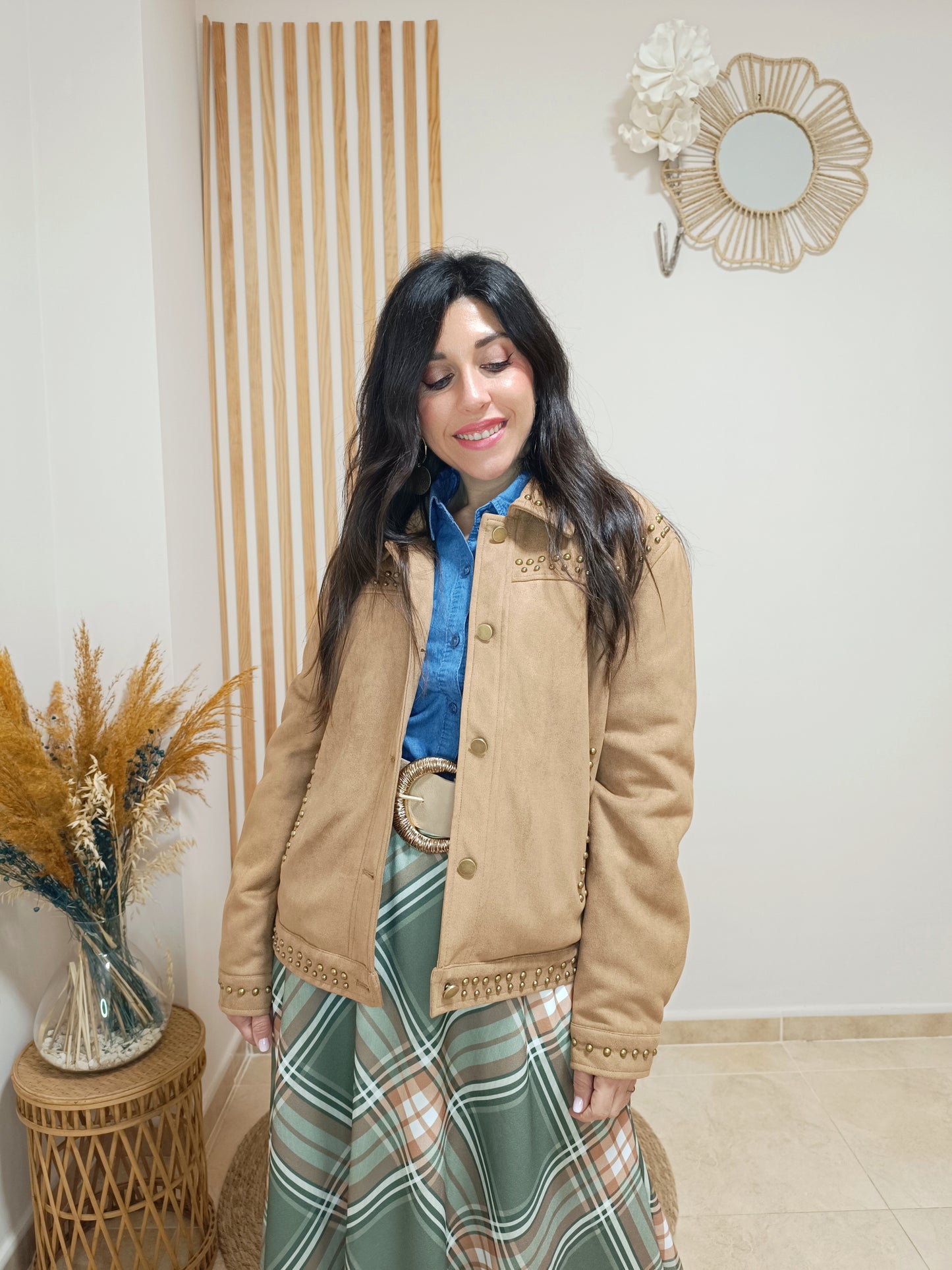 Chaqueta Dallas cámel