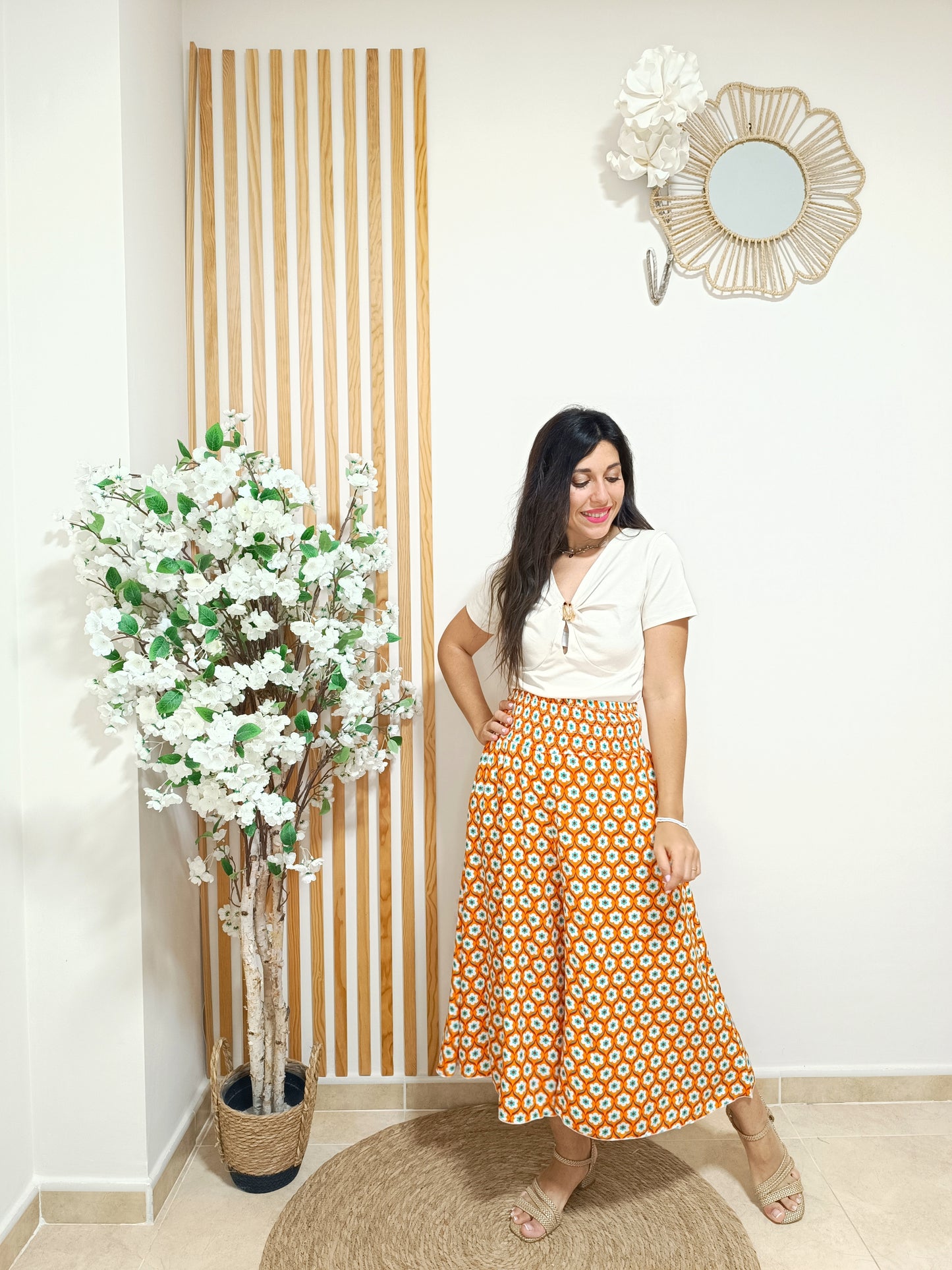 Pantalón Cleo naranja