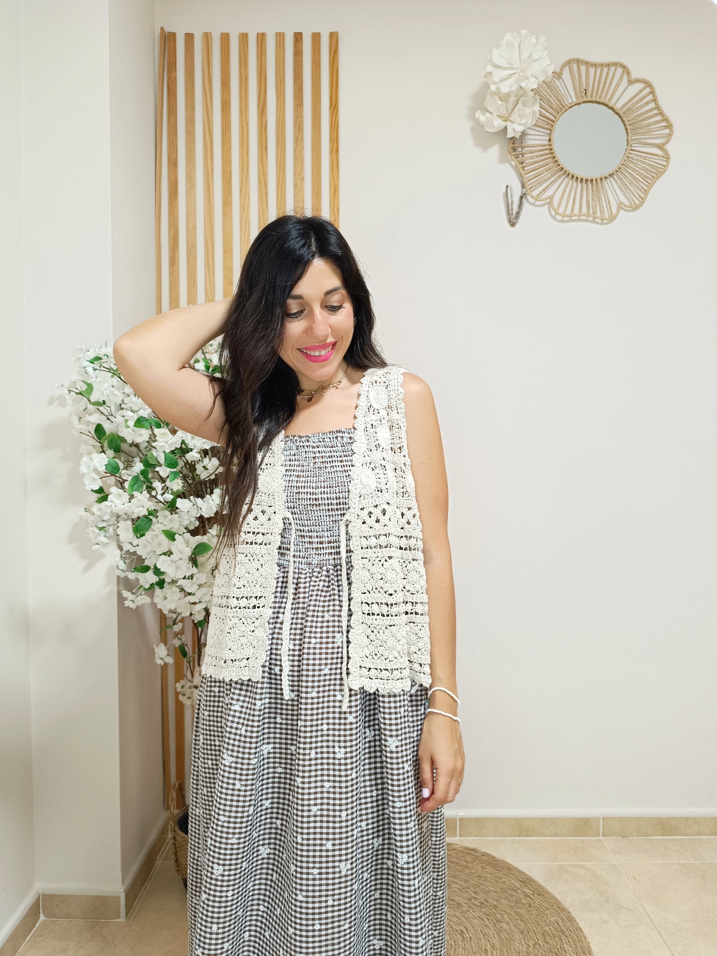 Chaleco Sol crochet